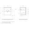 База под раковину BELBAGNO MARINO-CER-MINI-500-2C-SO-RNG-P