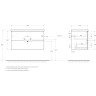 База под раковину BELBAGNO MARINO-CER-N-900-2C-SO-RNG-P