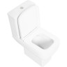 Чаша напольного безободкового унитаза с сиденьем микролифт BELBAGNO AURORA BB8604CPR/SC