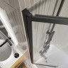 Душевая шторка на ванну BELBAGNO LUCE-VF-11-80/145-C-NERO