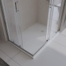 Душевой поддон из искусственного мрамора BELBAGNO TRAY-MR-UNO-AH-100/80-35-W-BO