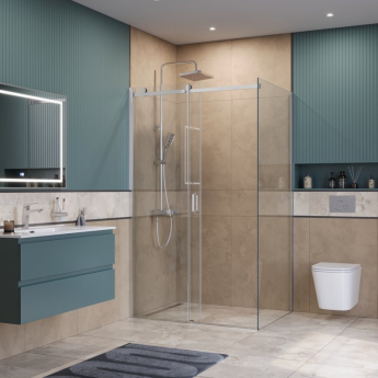 Душевой уголок BELBAGNO SOFT_CLOSE-2-AH-1-110/100-C-GM