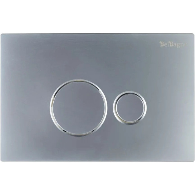 Кнопка смыва BELBAGNO BB080CR.MAT матовый хром