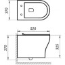 Комплект 4 в 1 унитаз, инсталляция, кнопка смыва, крышка-сиденье BELBAGNO BB070CHR/BB070SC/BB002-80/BB006-PR-CHROME.M