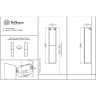 Шкаф подвесной BELBAGNO ALBANO-1600-2A-SC-RNG-P