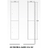 Шкаф подвесной BELBAGNO AURORA-1600-2A-SC-PB-P-L