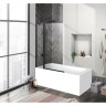 Шторка на ванну BELBAGNO UNO-V-11-120/150-C-Cr