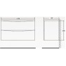 Тумба Rovere Vintage Bianco 99,6 см BELBAGNO ACQUA ACQUA-1000-2C-SO-RVB