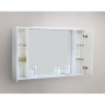 Зеркальный шкаф 120x75 см Bianco Lucido BELBAGNO MARINO MARINO-SPC-1200/750-2A-BL-P