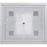 Зеркало BELBAGNO SPC-KRAFT-800-800-LED-TCH-WARM в алюминиевой раме со встроенным светильником, сенсорным выключателем и подогревом, 800x32x800